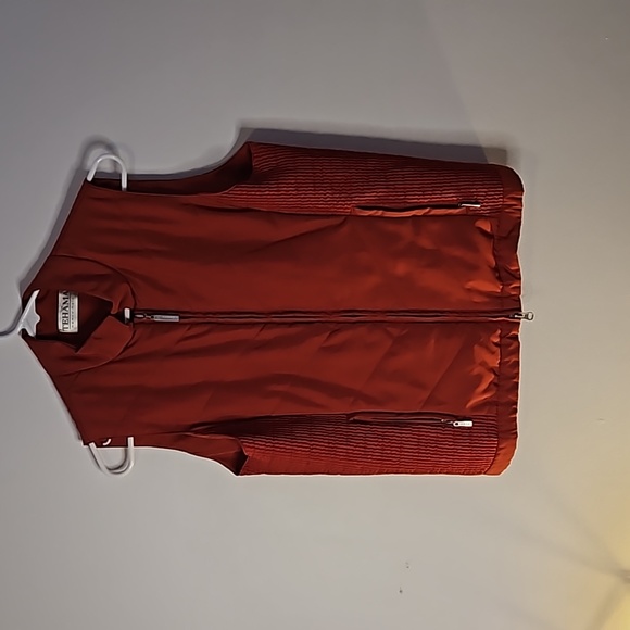 TEHAMA Nancy Haley Red Vest Small - Picture 1 of 11